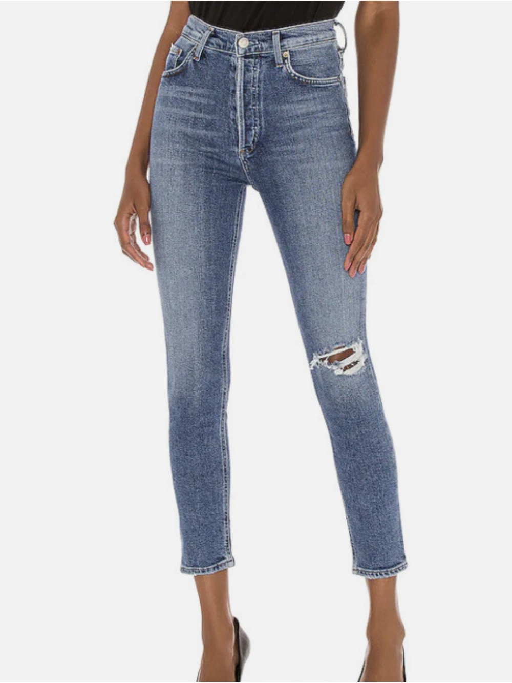 AGOLDE Nico-High Rise Slim Straight Jeans Size 27